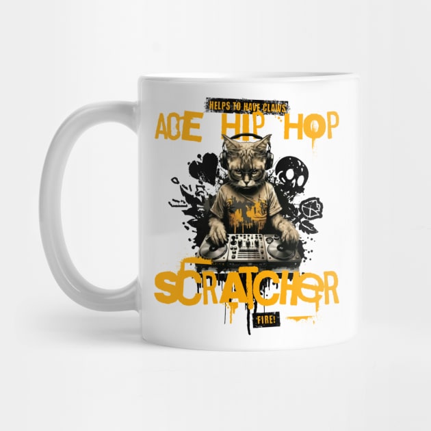 Ace Hip Hop Scratcher by BestWildArt